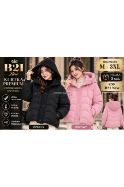 Kurtka damska zimowa (M-3XL) 2041