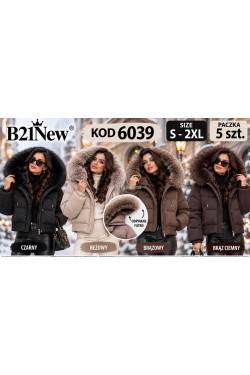 Kurtka damska zimowa (S-2XL) 6039